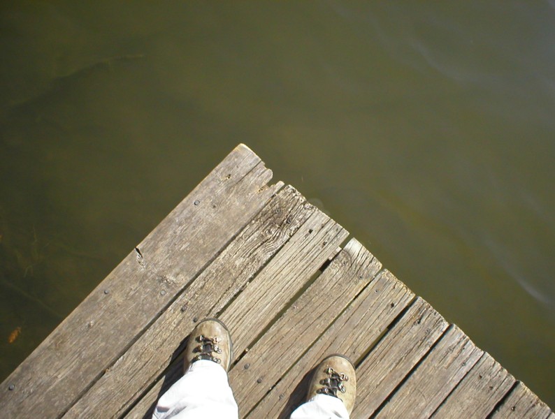 annie on dock.JPG